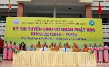Học viện PGVN khai mạc kỳ thi tuyển sinh khóa XI